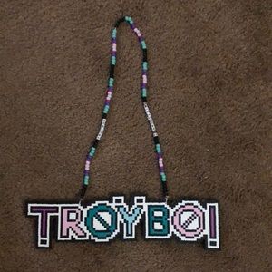 Perler rave necklace